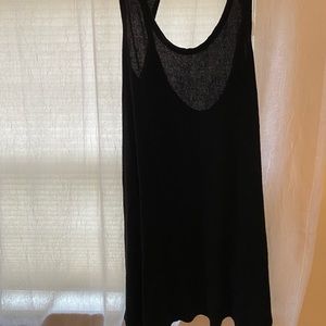 Black mini t- shirt dress